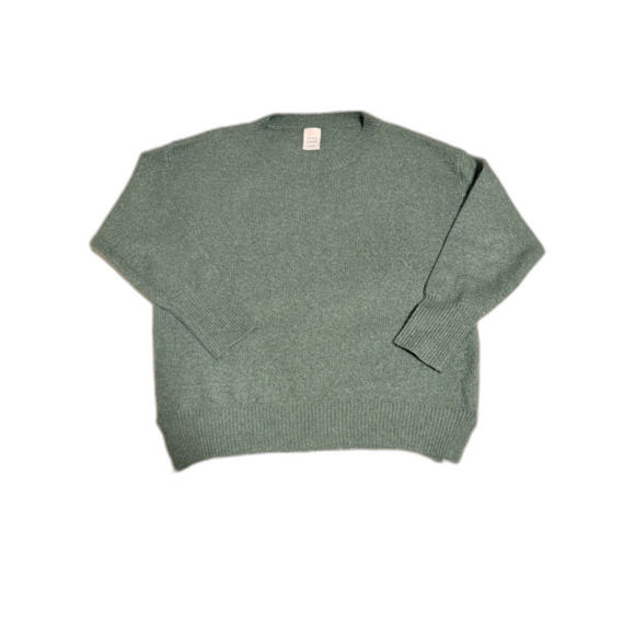 Frey Sweaters - Frey by Short Story Green Crewneck Sweater S/M Petite